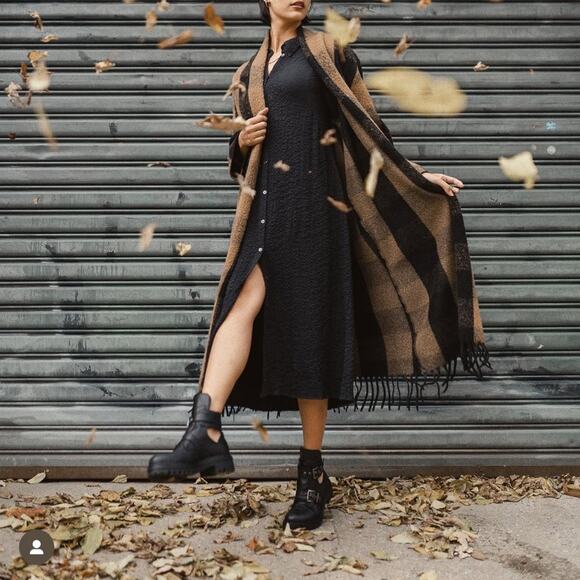 DNA Footwear Leather Open Side Buckle Boots 10 Black - Picture 11 of 11